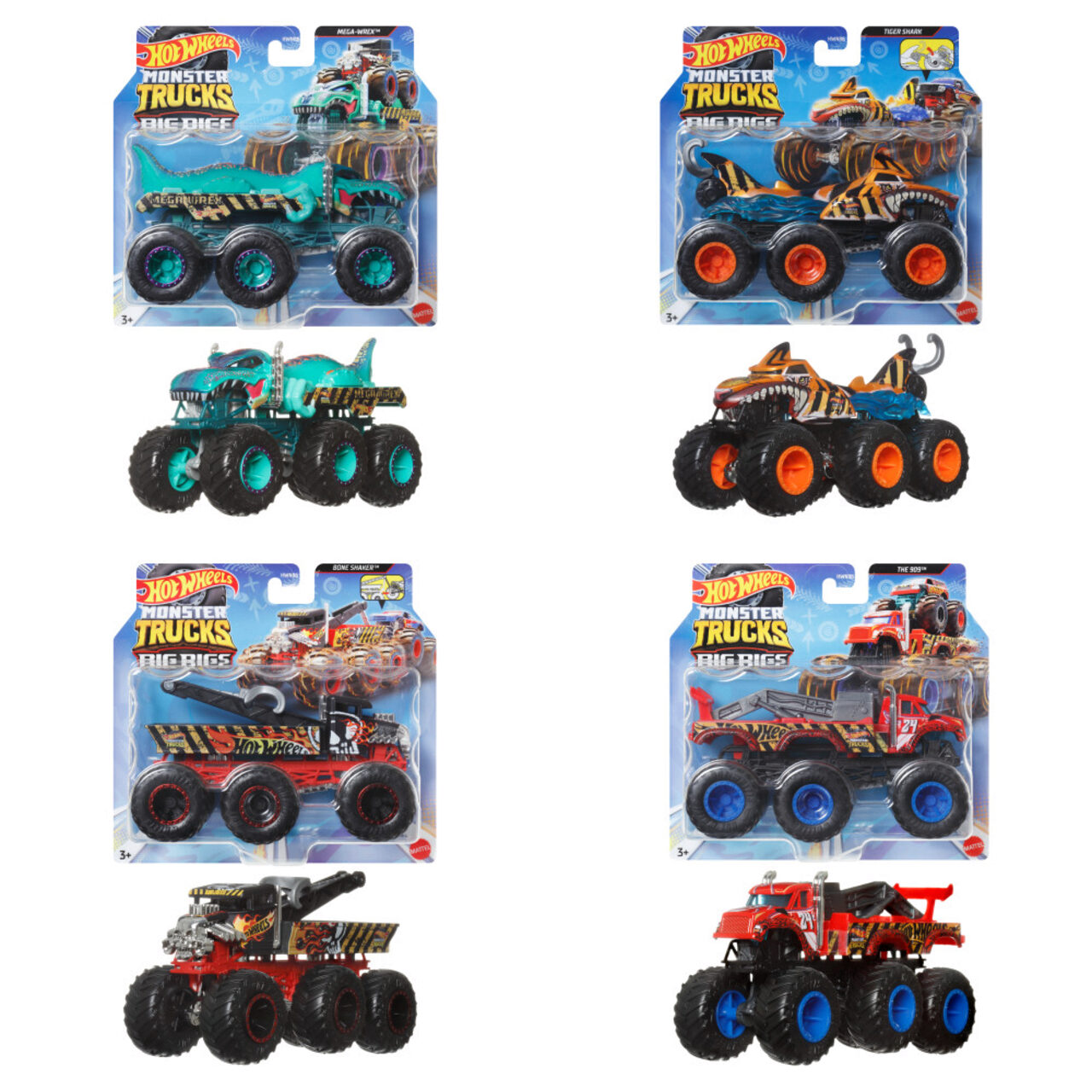 THE 909 - Big Rigs - Monster Trucks Hot Wheels Mattel Auto Diecast 1:64 NEU - Image 25