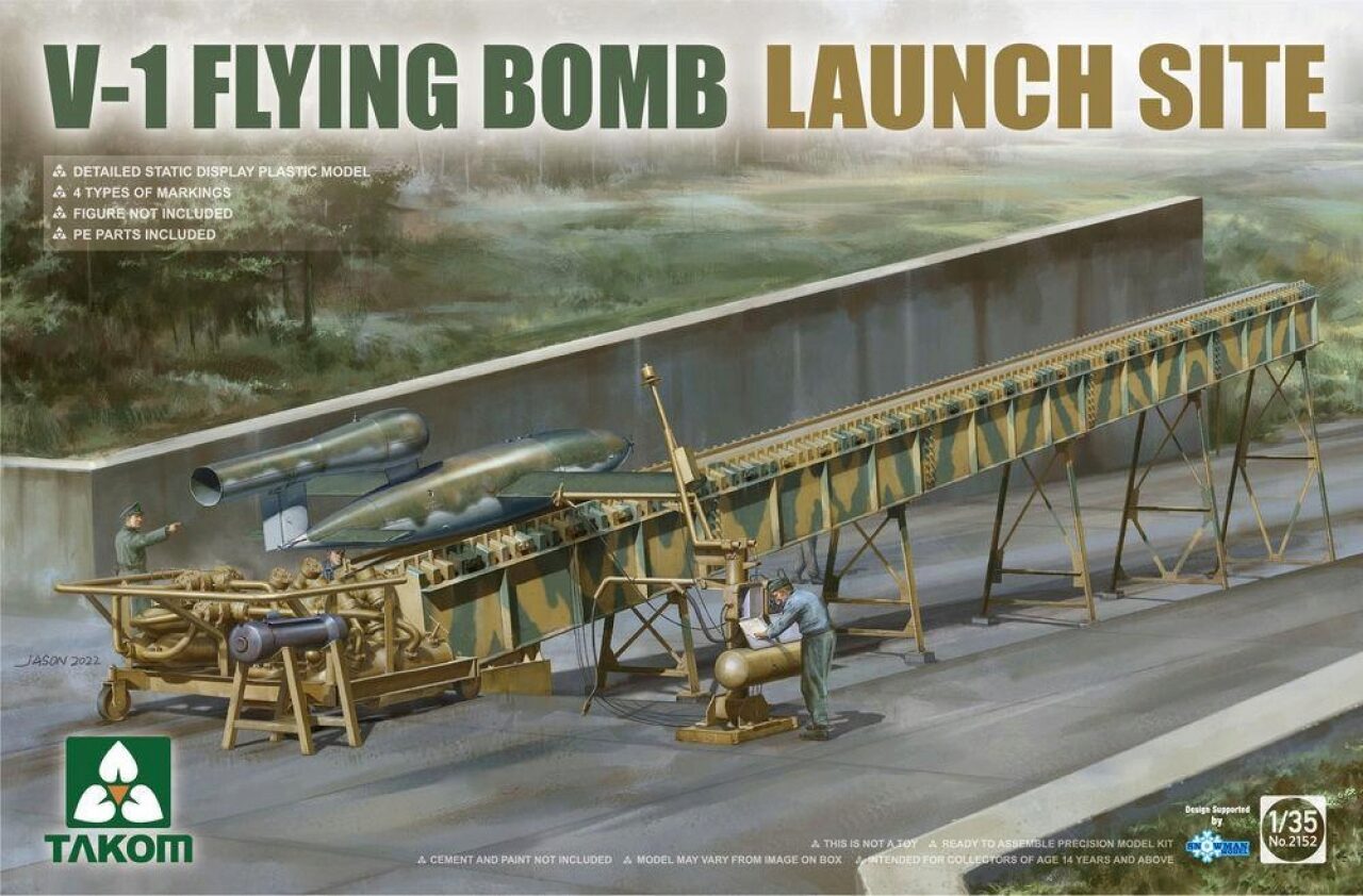 Takom Tak2152 1:35 V-1 Flying Bomb Launch Site - Bild 3