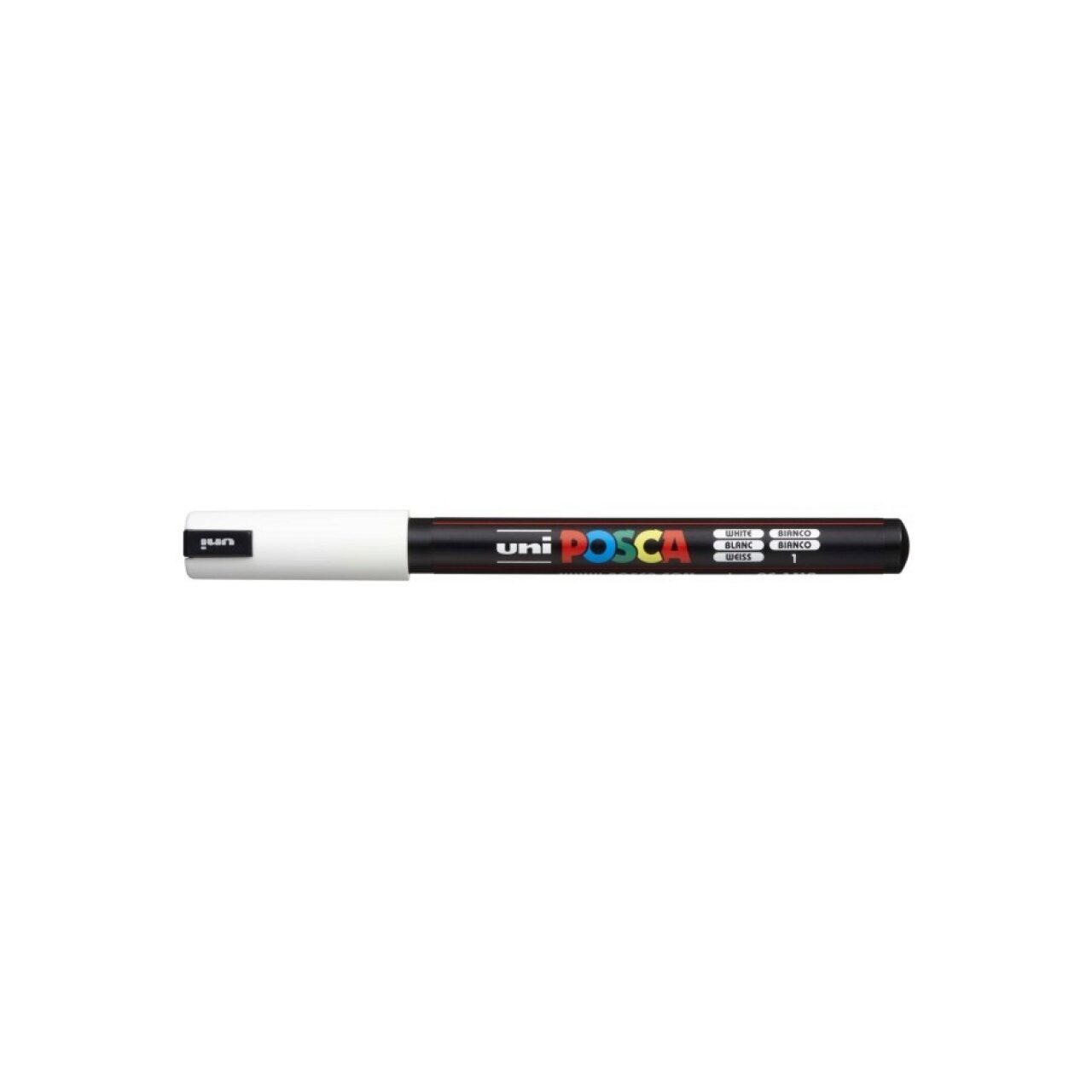 Faber Castell Schwarz Faber-Castell 181701 Marker Uni Posca Pc-1Mr Weiß