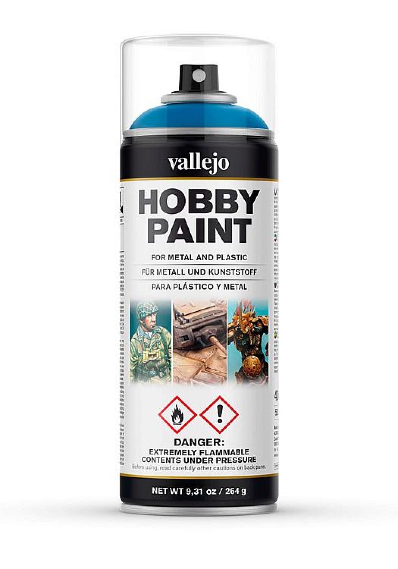 Vallejo Blau 28030 Magisches Fantasie Farben, Sprühdose, 400 Ml