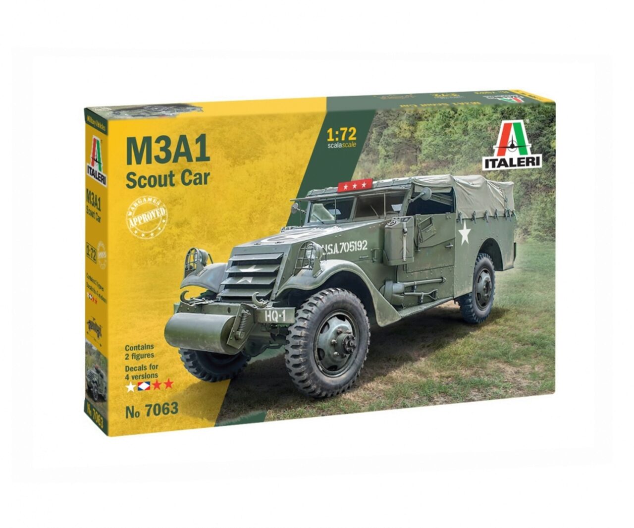 Italeri 510007063 1:72 Us M3a1 Spähpanzer