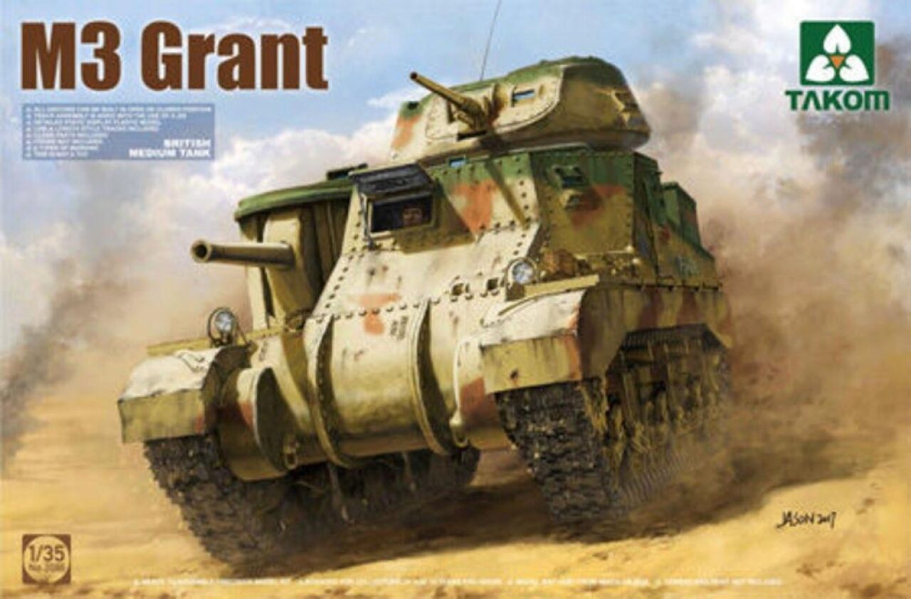Takom 2086 M3 Grant - British Medium Tank - 1:35 - Bild 3