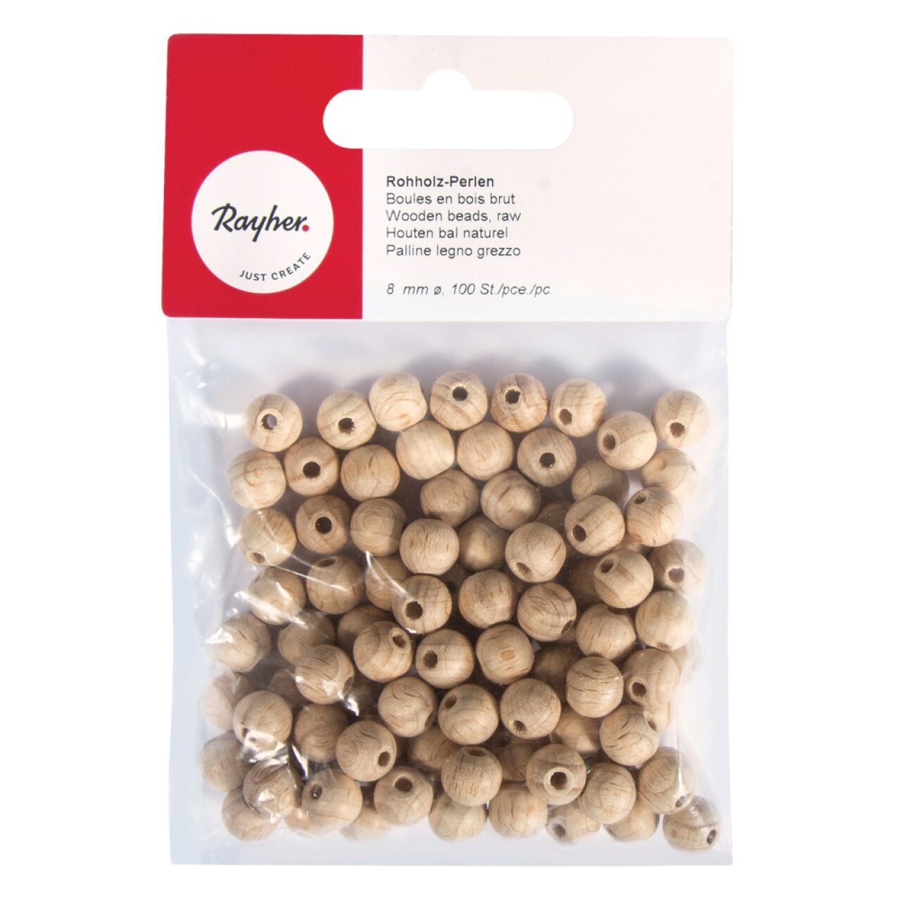 Rayher 15mm Rohholz-Kugeln Mit 4mm Bohrung – Perfekt Zum Basteln, Schmuckmachen & DIY-Projekte