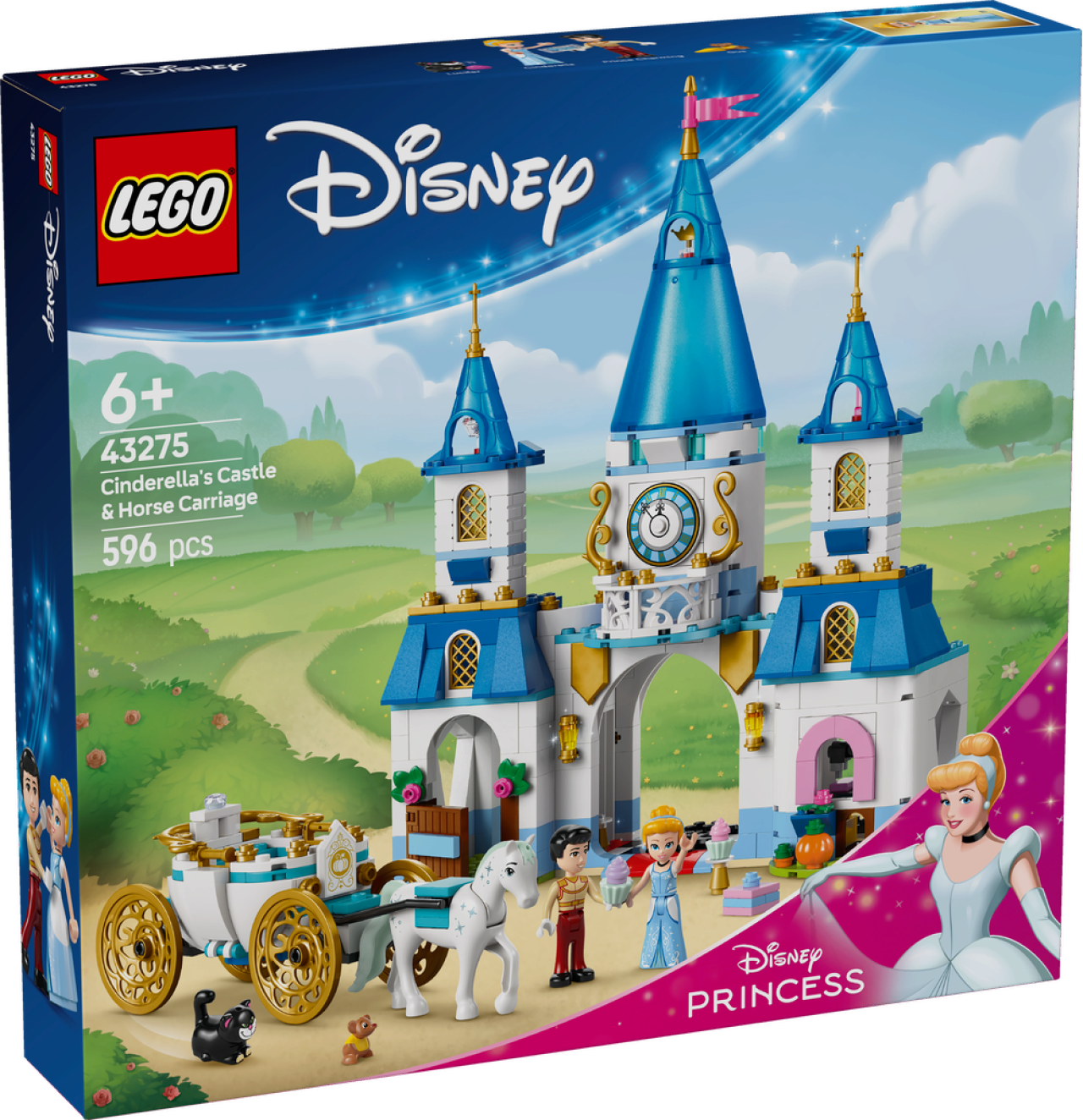 LEGO® Disney 43275 Cinderellas Schloss und Pferdekutsche - Bild 6