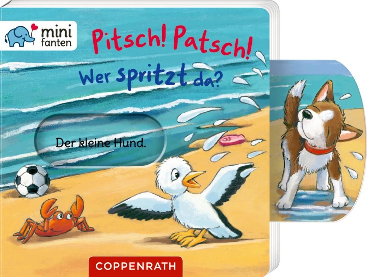 Coppenrath Die Spiegelburg Unisex Pappbilderbuch Minifanten Pitsch! Patsch! Wer Spritzt Da? Mehrfarbig Baby Größe 1,9 X Größe 9,2 X 9,2 Mm - Bild 3