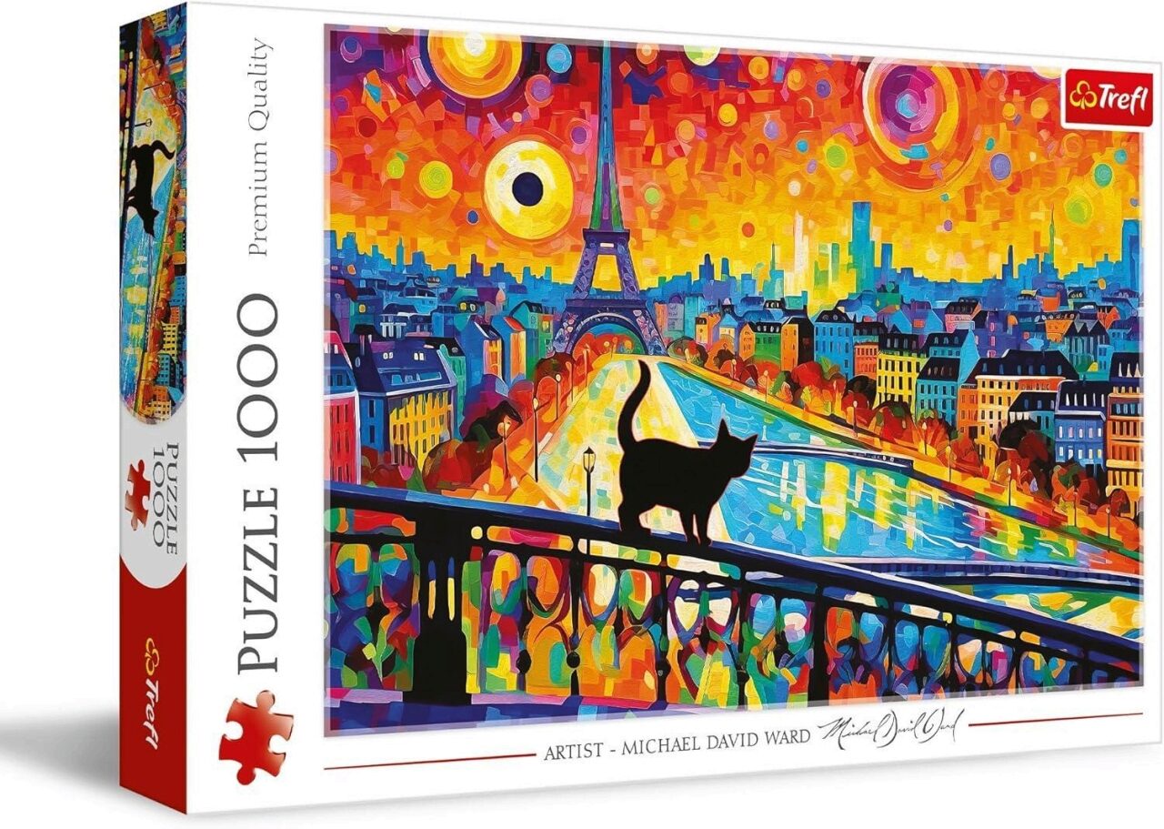Trefl 10795 Puzzle1000 Teile –Katze In Paris