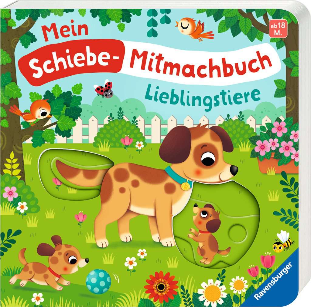 Ravensburger 42024 Mein Schiebe-Mitmachbuch: Lieblingstiere