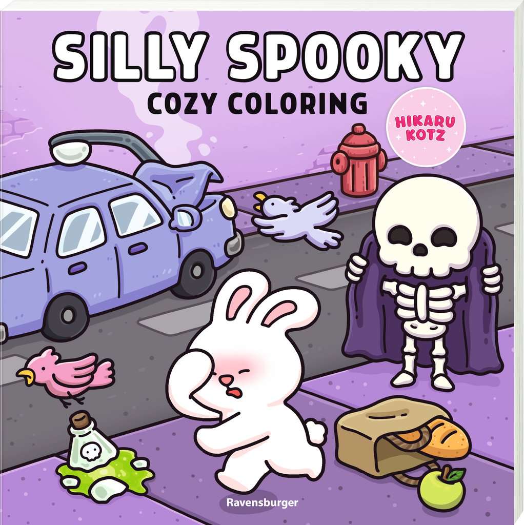 Ravensburger Cozy Coloring - Silly Spooky, Ratgeber Von Hikaru Kotz - Bild 3