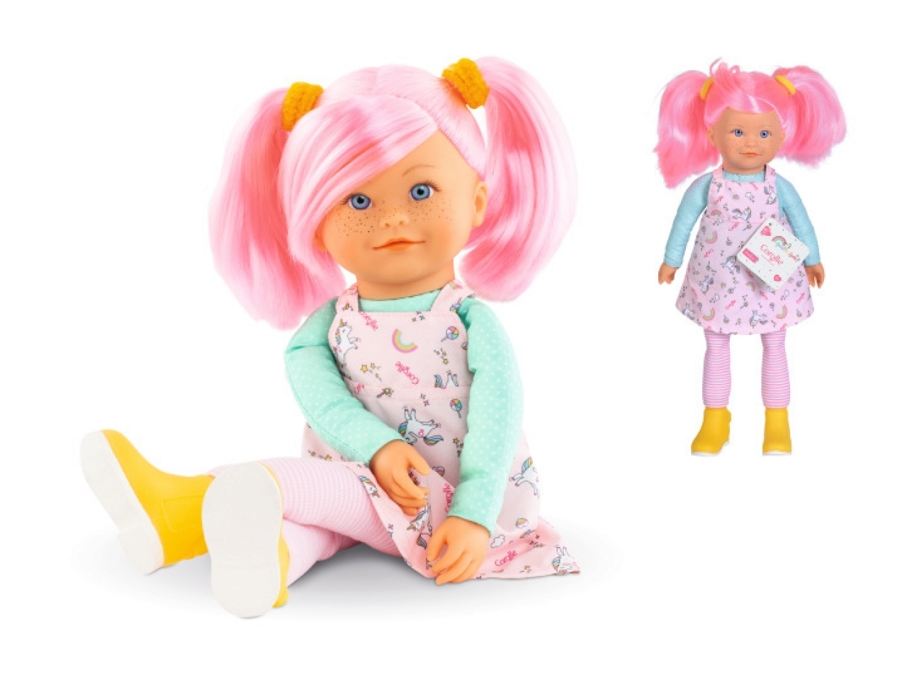 Puppe mit Schlenkerbeinen *NEU* RDC Rainbow Doll Praline Corolle  9000300010 