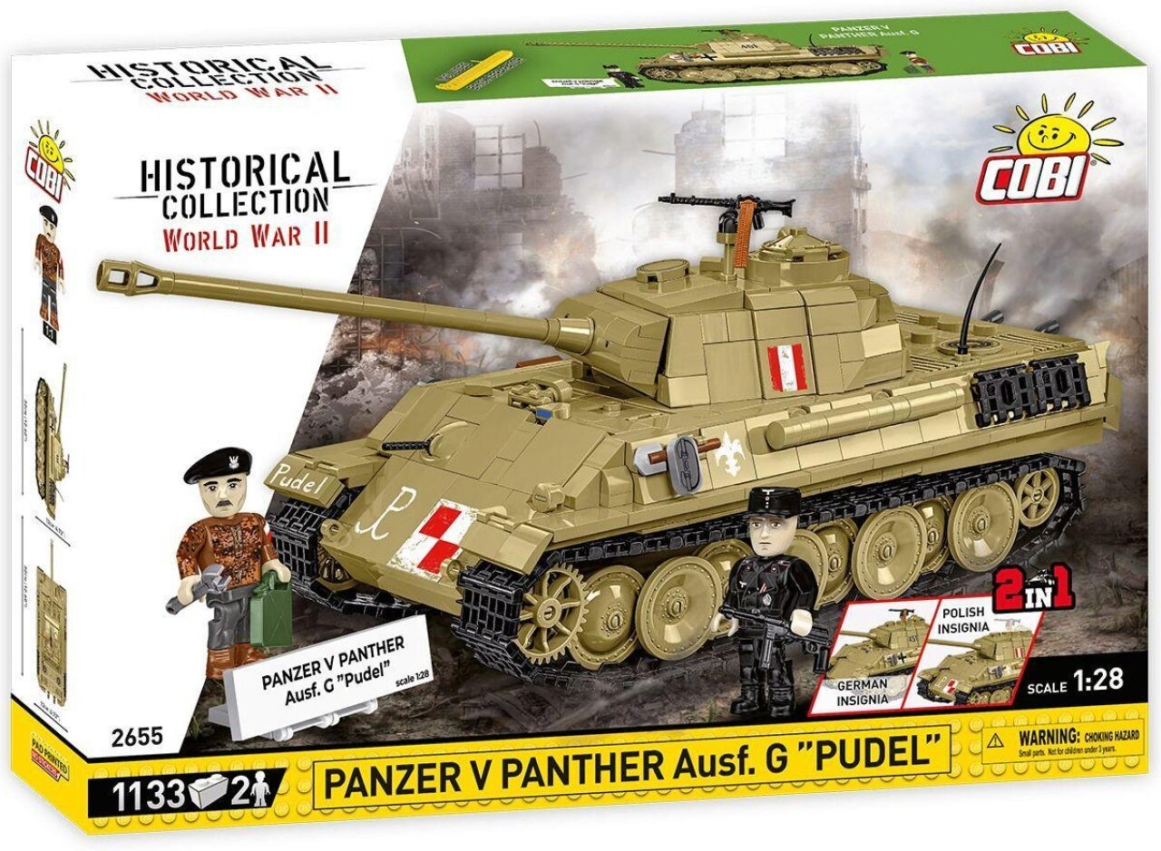 Cobi 2655 1:28 Panzer V Panther Ausf. G "Pudel"