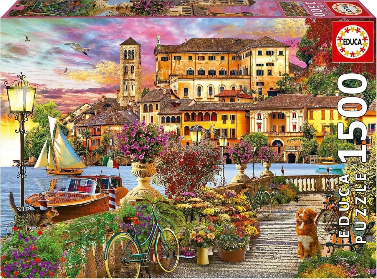 Educa Borras Educa 9219562 Puzzle 1500 Teile Promenade In Italien
