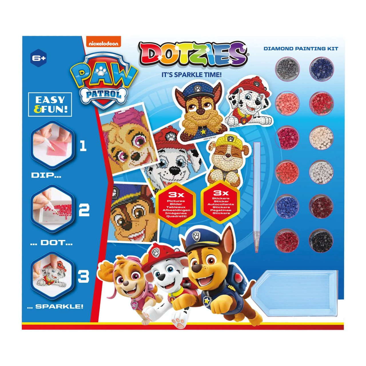 Diamond Dotz Mehrfarbig Diamond Painting Set Paw Patrol - Bild 2