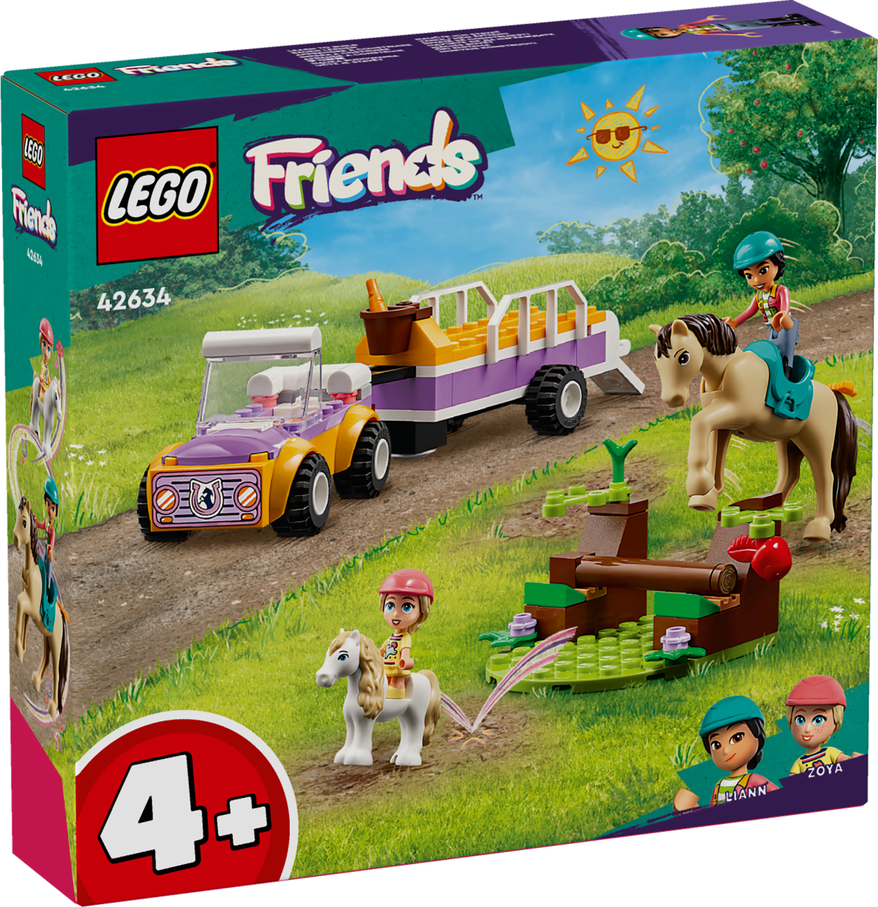Lego® Jungen Friends 42634 Pferde- Und Pony-Anhänger, Perde-Spielzeug Mit Figuren - Bild 7