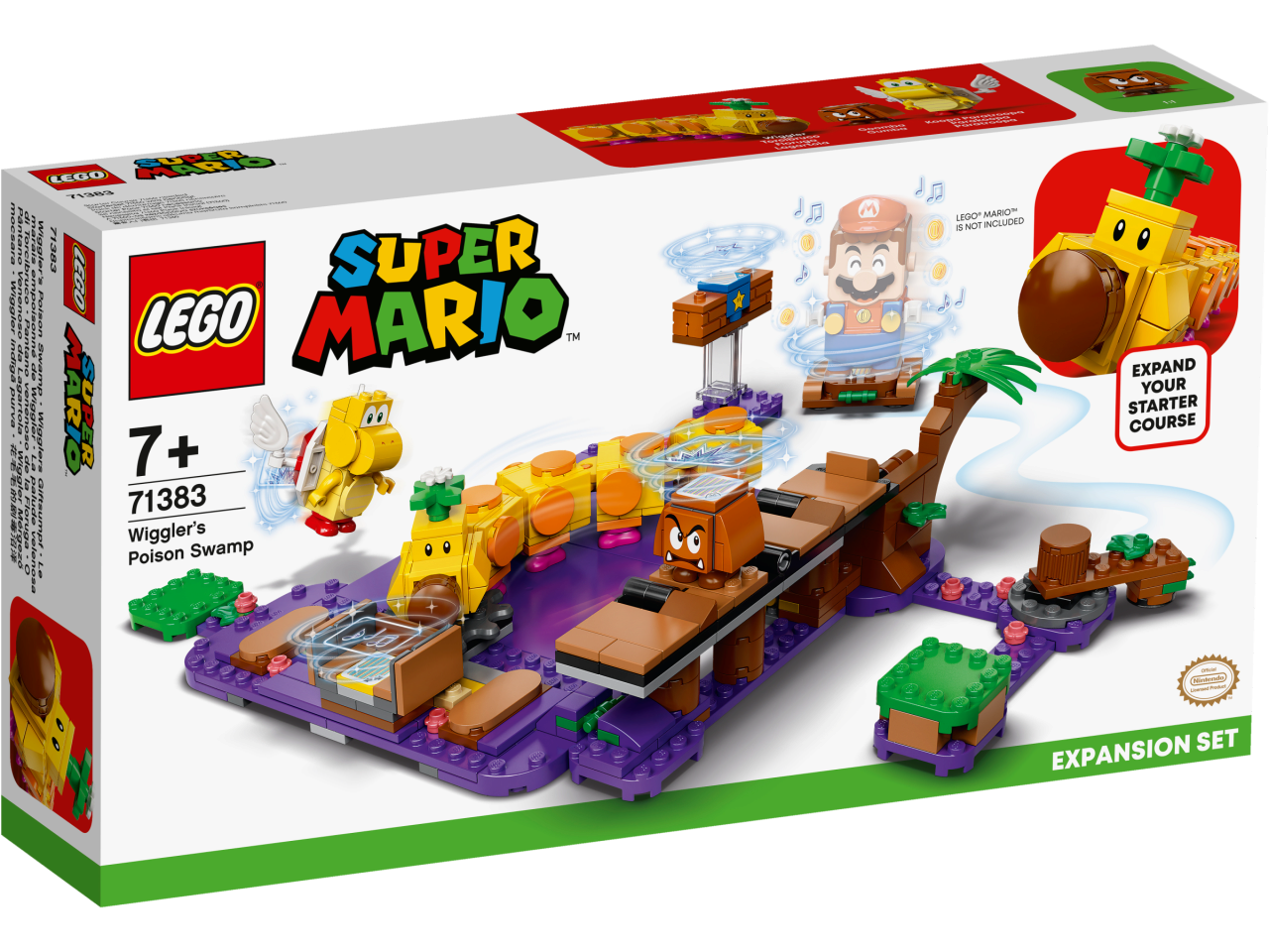 Lego® Super Mario™ Lego® Super Mario 71383™ Wigglers Giftsumpf – Erweiterungsset