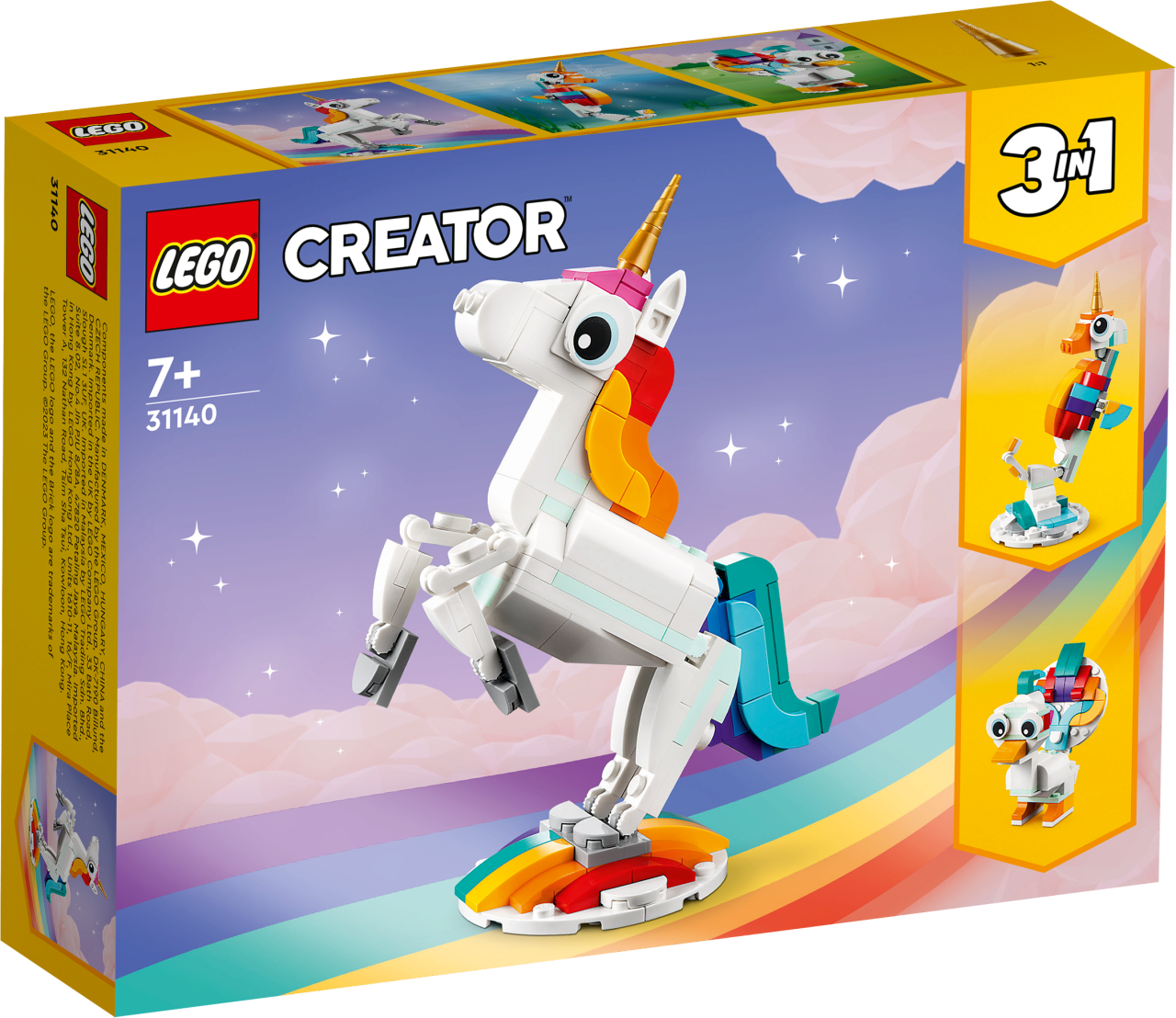 LEGO Creator 31140 3-in-1 Bauset, 145 Teile, ab 7 Jahren, Magisches Einhorn - Bild 21