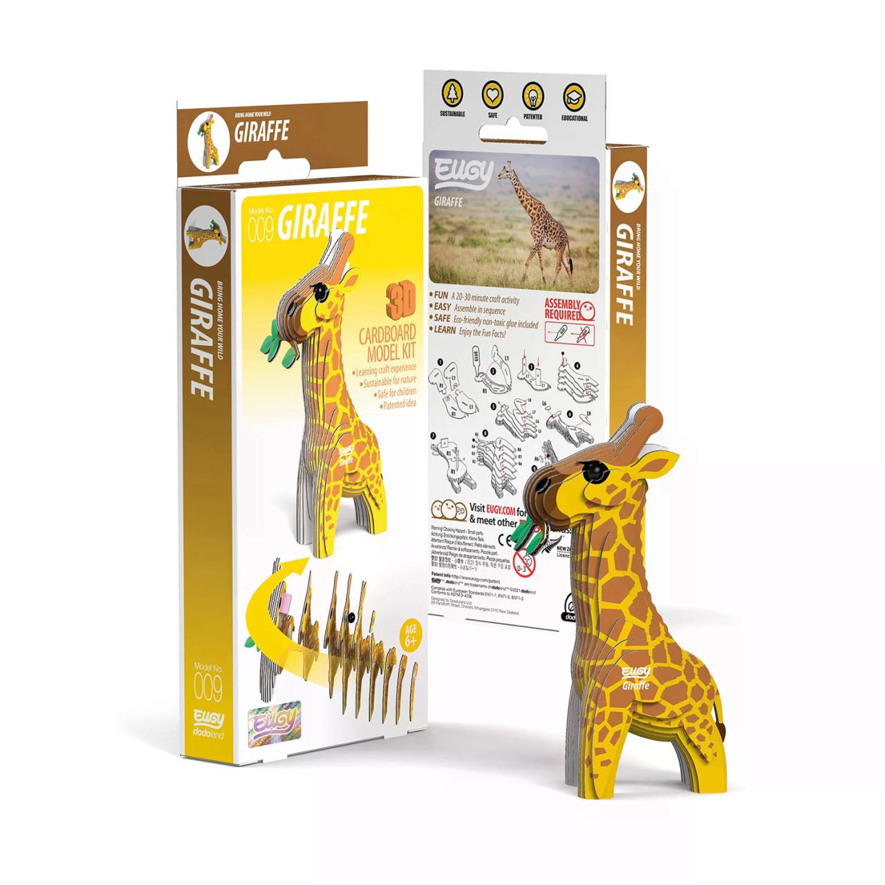 Eugy Eg_009 3D Bastelset Giraffe