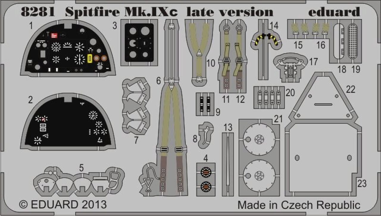 Eduard Spitfire Mk.ixc Late Version, Profipack - Bild 3