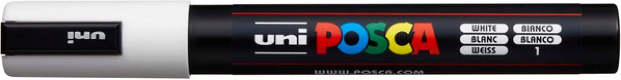 Marker Uni Posca PC-5M weiß - Bild 3
