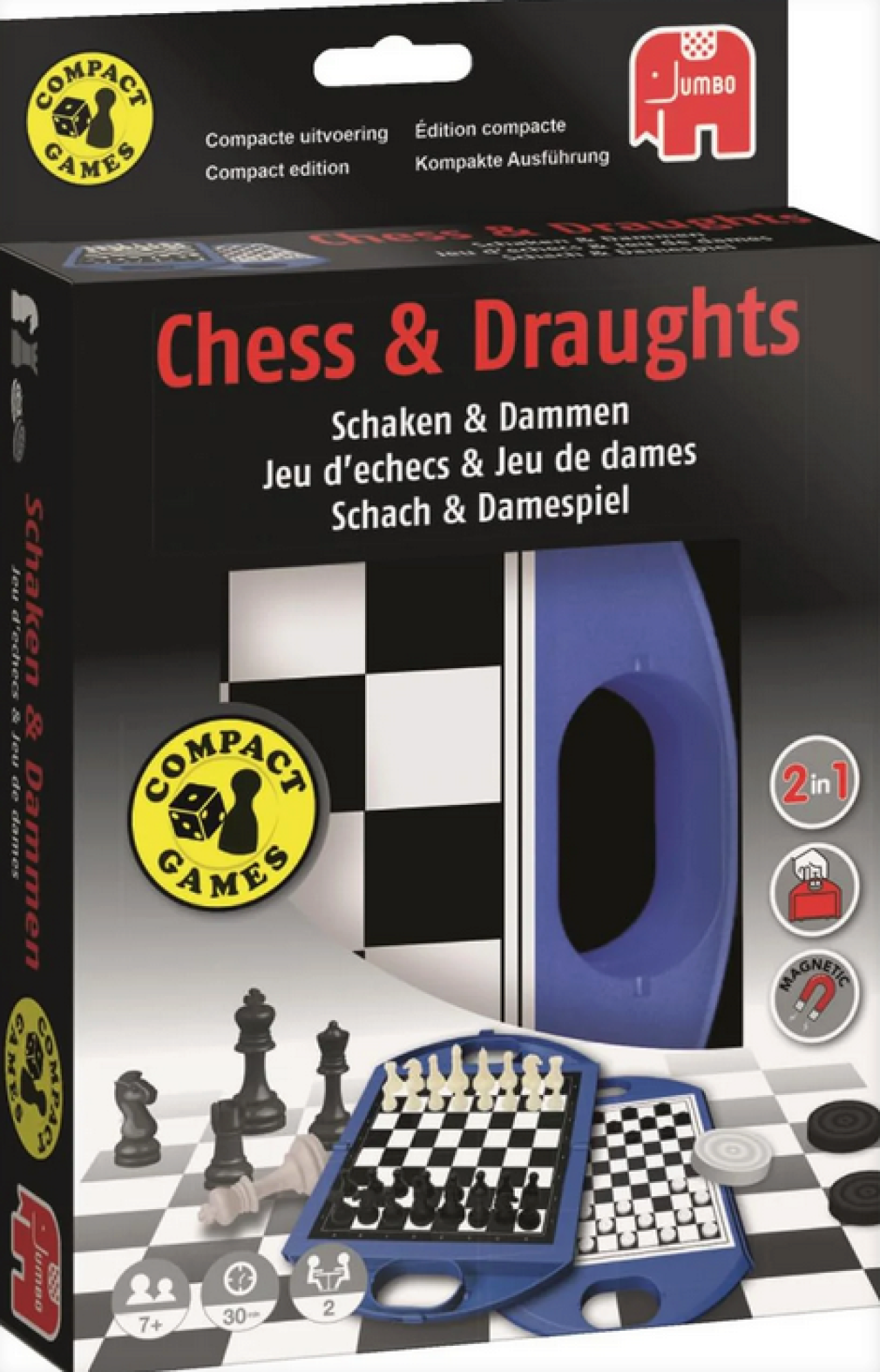 Jumbo Spiele Schach & Damespiel Reisespiel - Bild 3