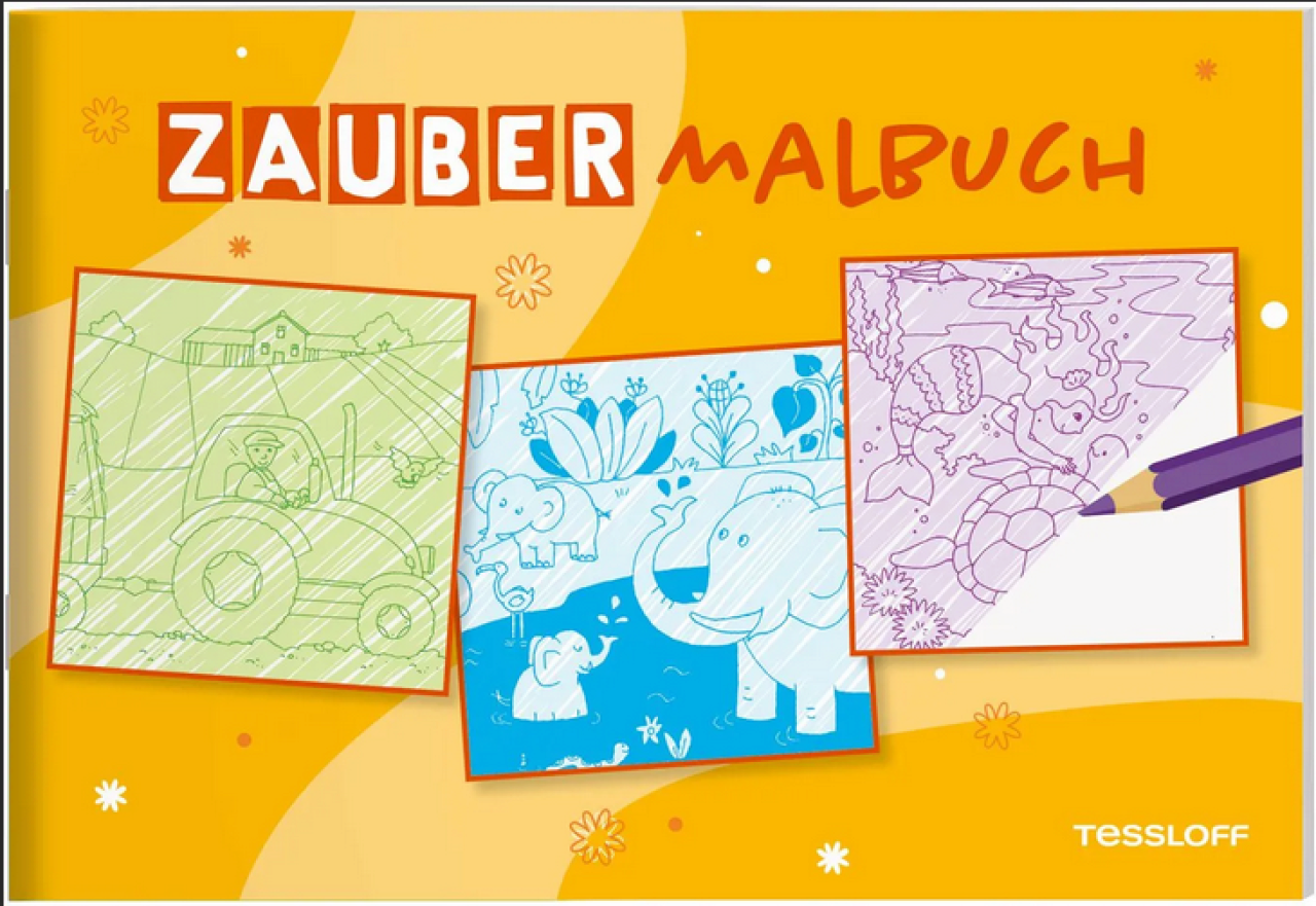 Tessloff Jungen 378864194 Zaubermalbuch