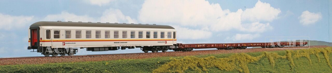 A.c.m.e. Ac45160 H0 4-Teiliges Set A "Rollende Landstraße", Db Ag, Ep. V