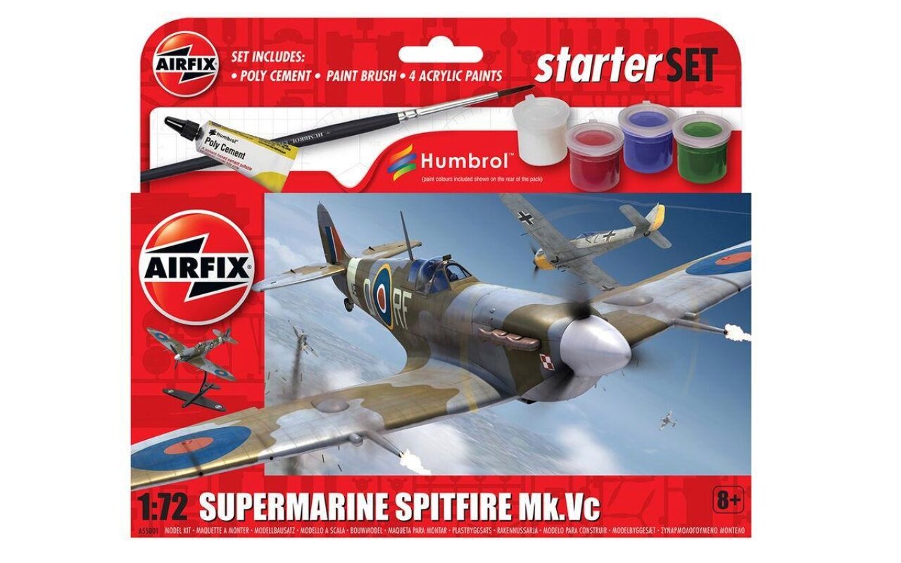 Airfix A55001 1:72 Small Beginners Set Supermarine Spitfire Mk.vc