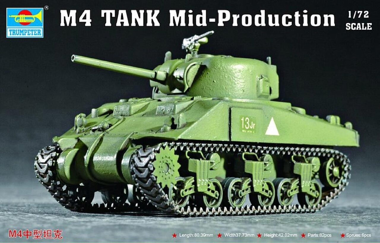 Trumpeter 07223 1:72 M4 Panzer