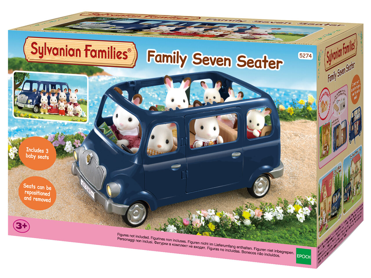 Sylvanian Families 5274 Familien-Siebensitzer - Puppenhaus Auto Spielset - Bild 5