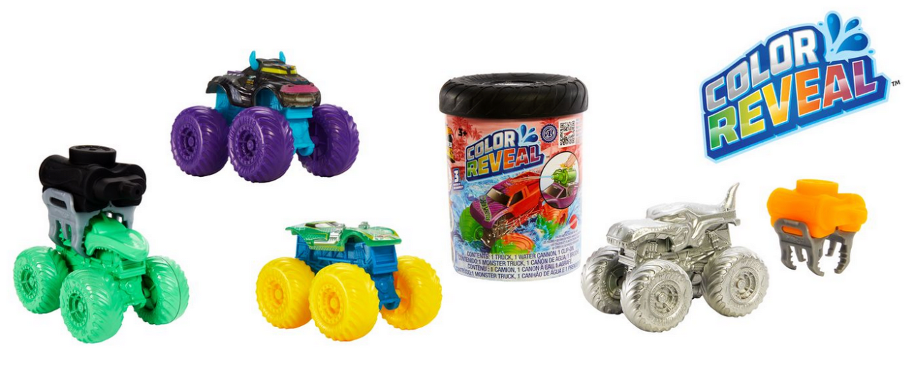 Hot Wheels Monster Trucks Color Reveal, 1 Stück, Sortiert - Image 2