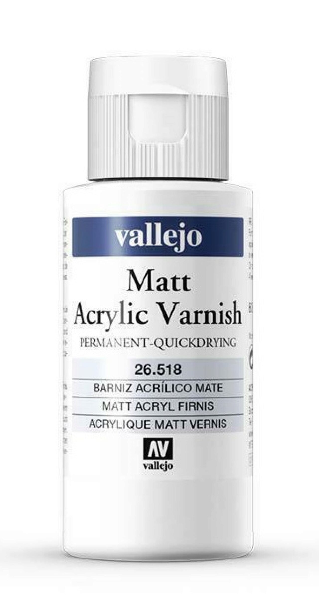 (169,67€/1l) Vallejo Klarlack matt 60ml 100 959 ACRYLIC MATTE VARNISH 26.518 - Bild 3