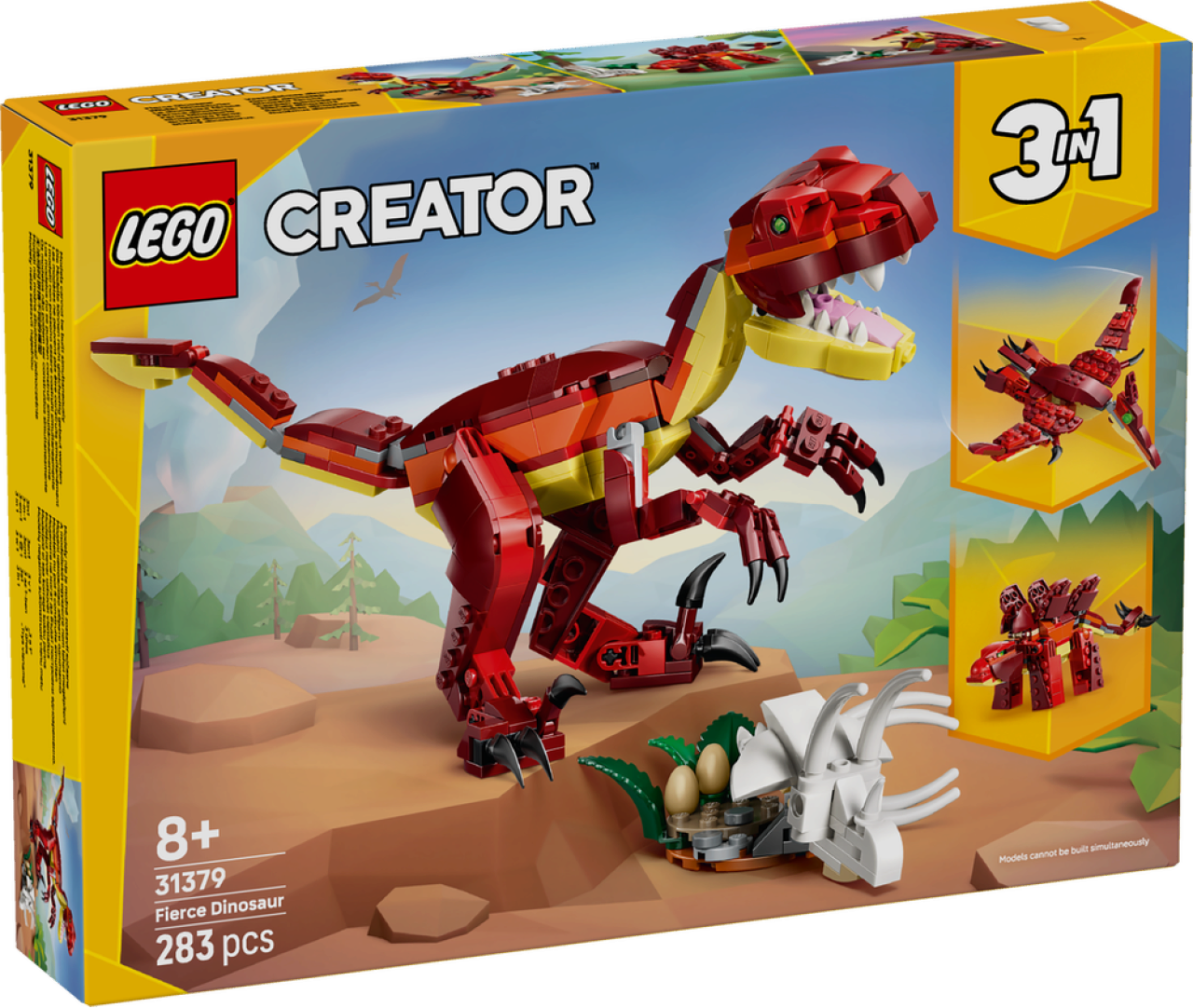 LEGO® Creator 31379 3-in-1 Wilder Dinosaurier, Stegosaurus, Velociraptor - Bild 12