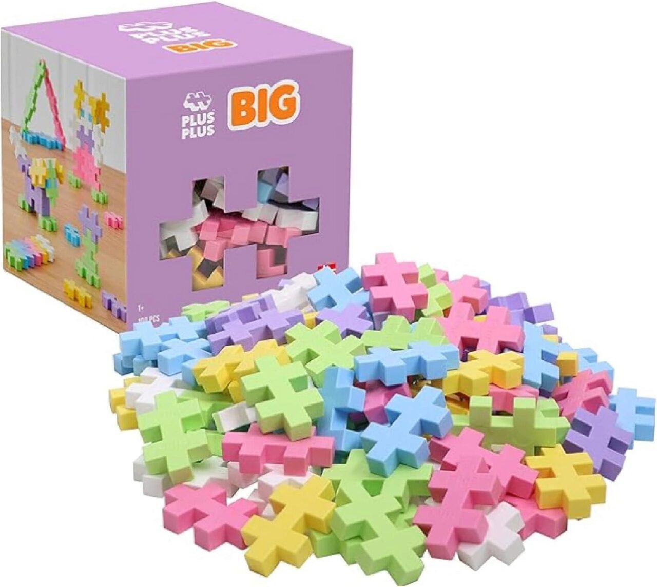 100 Kreativ Bausteine BIG Pastell | 2021 | PLUS PLUS | - Bild 5