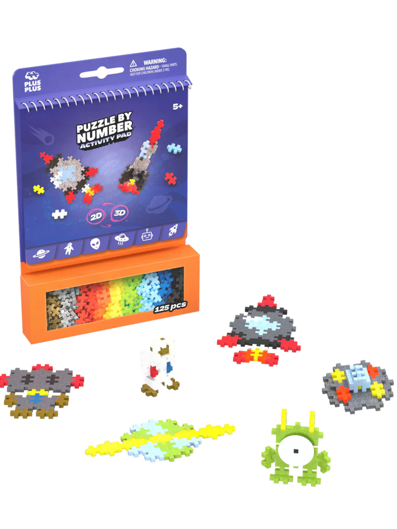 Plus-Plus Plus Plus 3989 125 Kreativ Bausteine Puzzle Weltraum