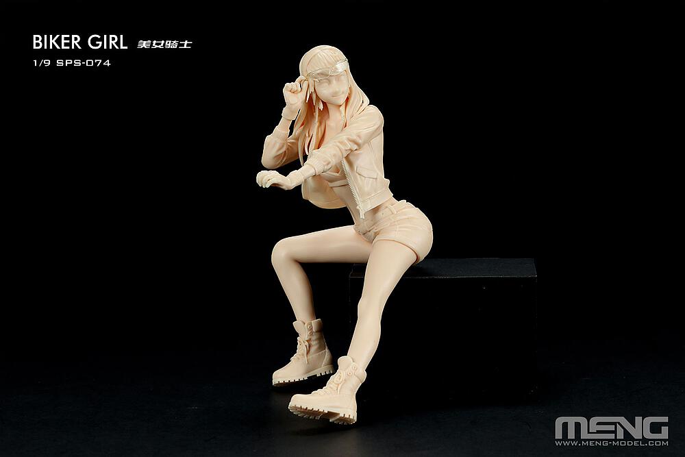 Meng Model Sps-074 1:9 Biker-Girl - Bild 4