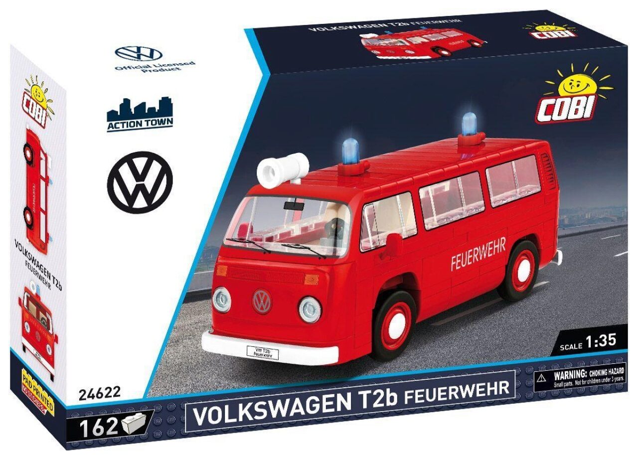 Cobi Mehrfarbig Volkswagen /24622/ T2b Feuerwehr 172 Kl. - Bild 9