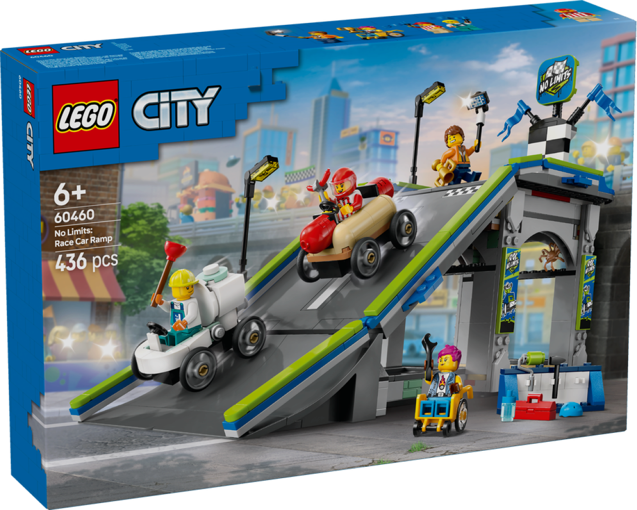 Lego® City Jungen 60460 Keine Limits: Seifenkistenrennen Mit Rampe