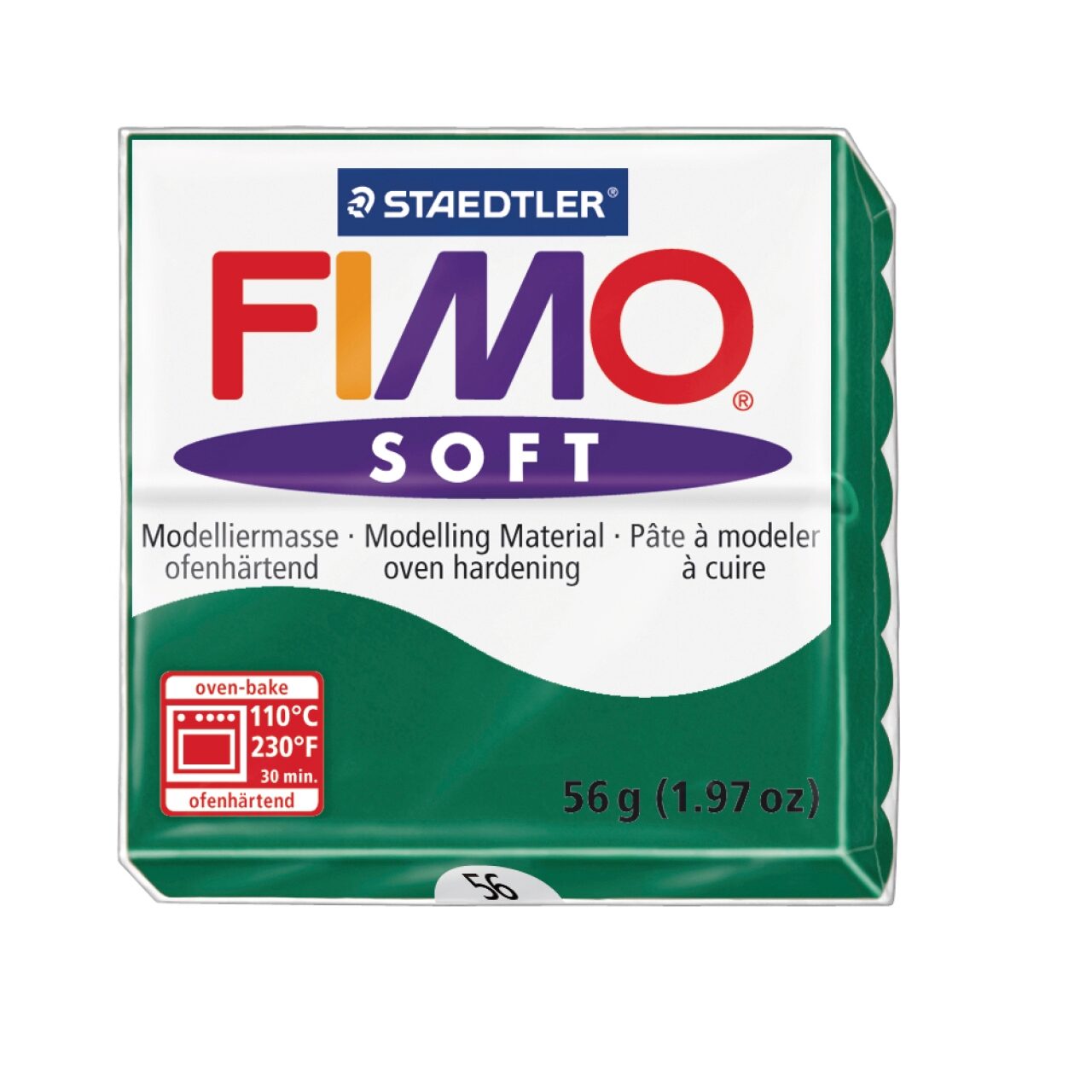 Staedtler Mod clay FIMO soft emerald - Image 4
