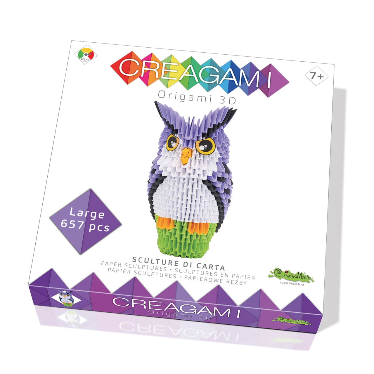 Creagami 732 Origami 3D Eule 657 Teile