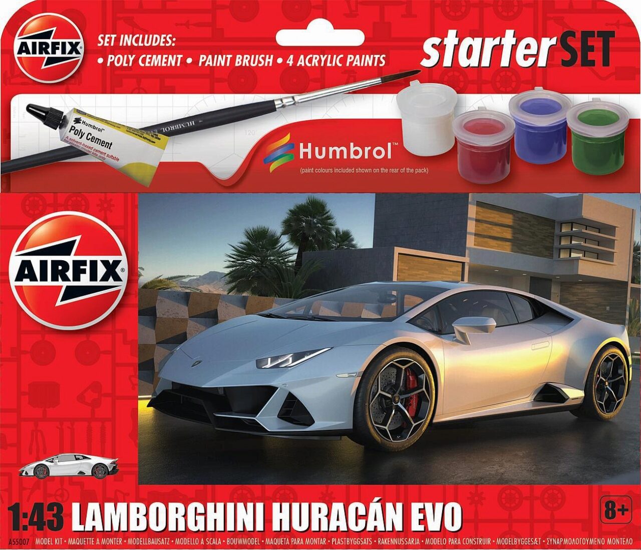 Airfix A55007 1:43 Starter Set - Lamborghini Huracan - Bild 6