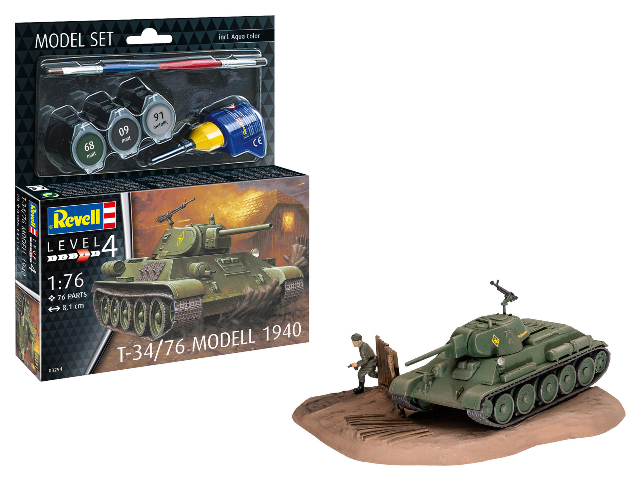 Revell 63294 1:76 Model Set T-34/76 Modell 1940 - Bild 3