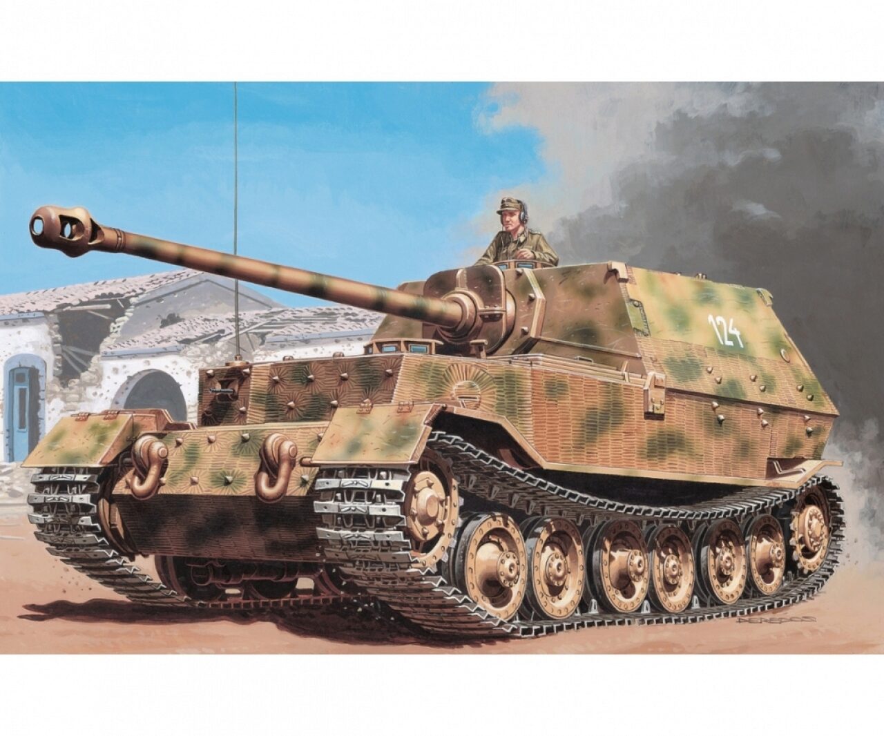 Italeri 510000211 1:35 Sd. Kfz. 184 Panzerjäger Elefant
