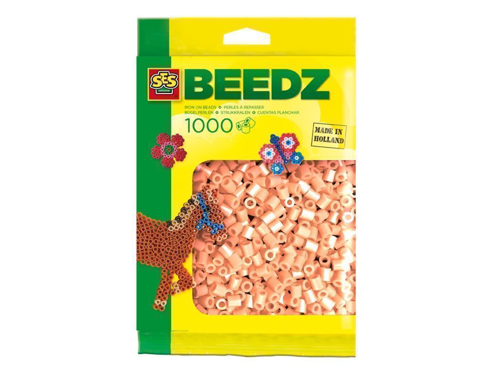 Ses 00710 Bügelperlen 1000 Stück Hautfarbe