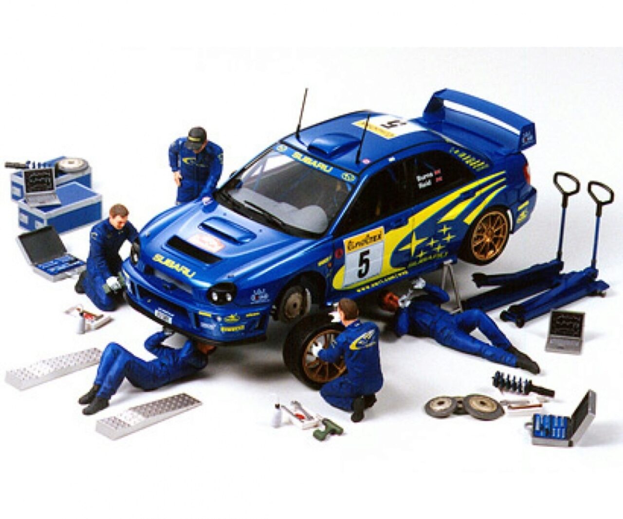 Tamiya 300024266 1:24 Figuren-Set Rally Mechan