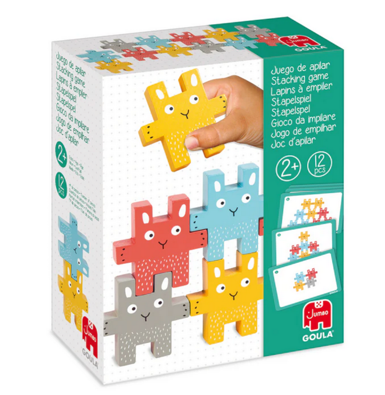 Goula Mehrfarbig Stapelspiel (Deutsch, Englisch, Französisch, Italienisch, Katalanisch, Niederländisch, Portugiesisch, Spanisch, 1 Spieler) - Image 7