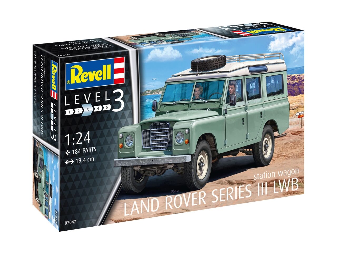 Revell Grau Model Set Land Rover Series Iii Lwb Station Wagon - Image 3