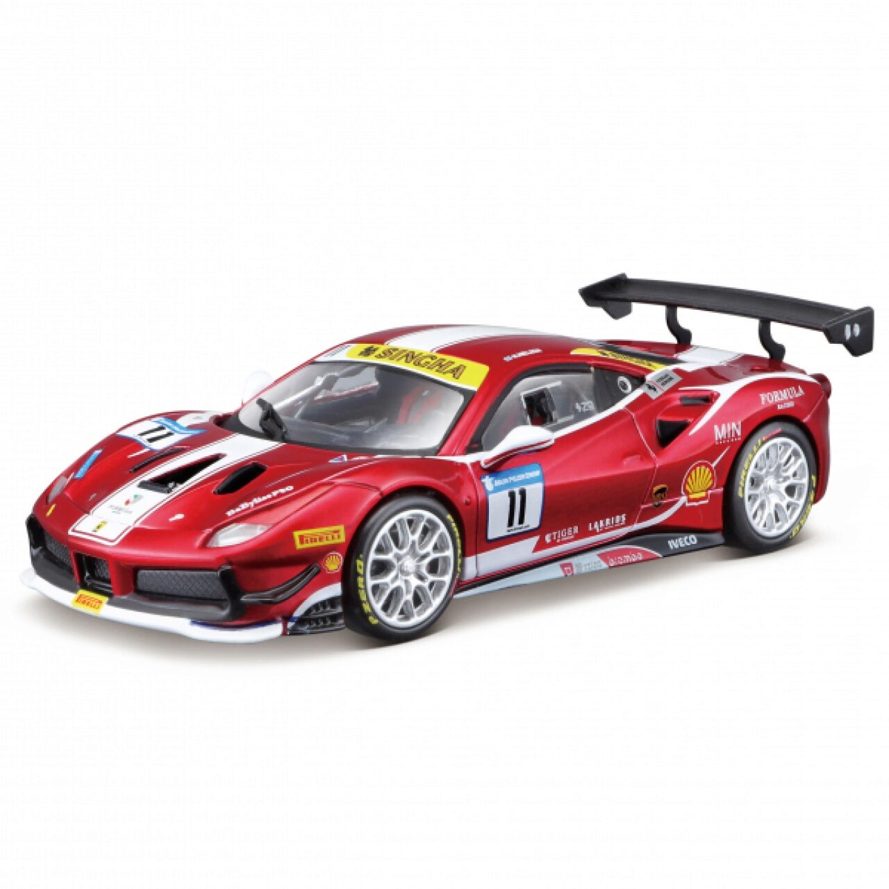 BBURAGO Ferrari 488 Challenge Modellauto 1:24 26308, vormontiert - Bild 4