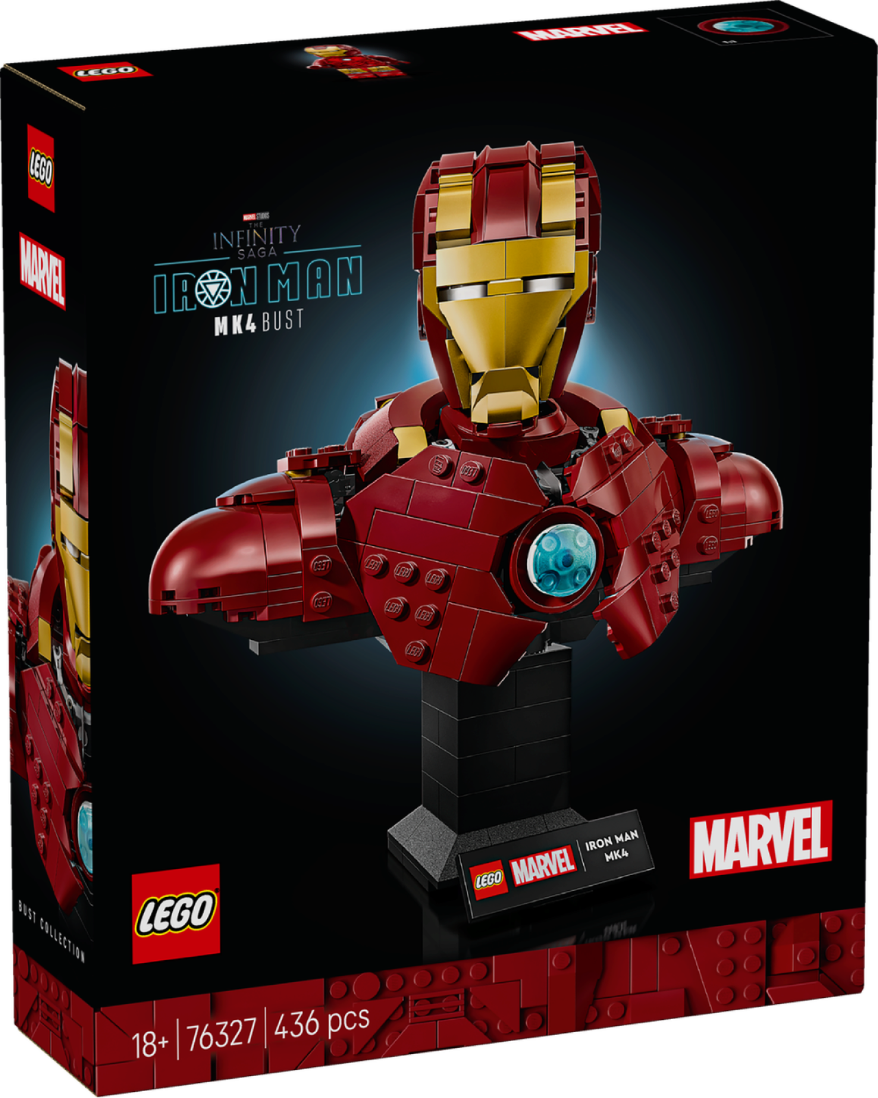 Lego Rouge Konstruktionsspiele Buste Mk4 Iron Man - Image 8