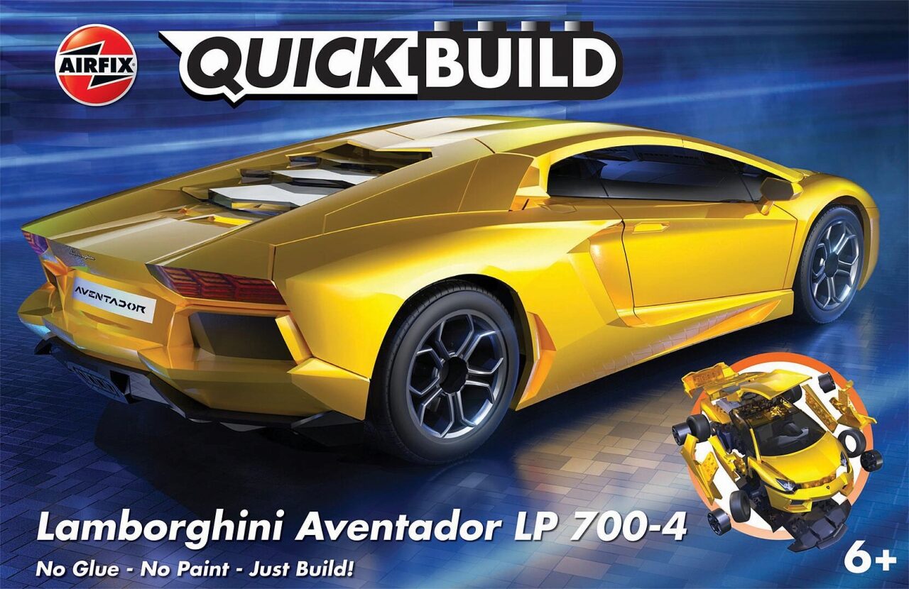 Airfix Gelb J6026 Quickbuild Lamborghini Aventador