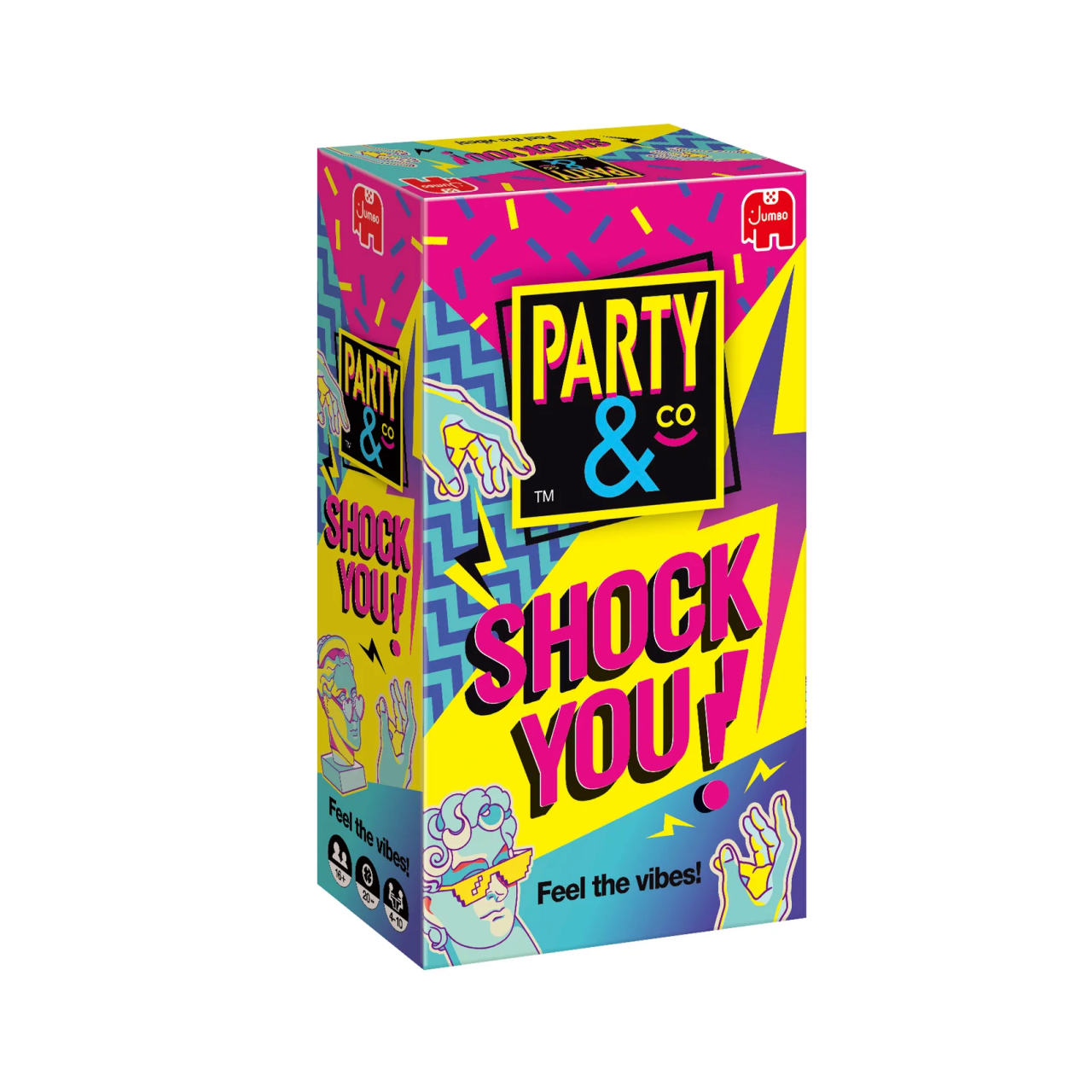 Jumbo Mehrfarbig Party & Co. Shock You, D (Deutsch, 4 - 10 Spieler) - Bild 5
