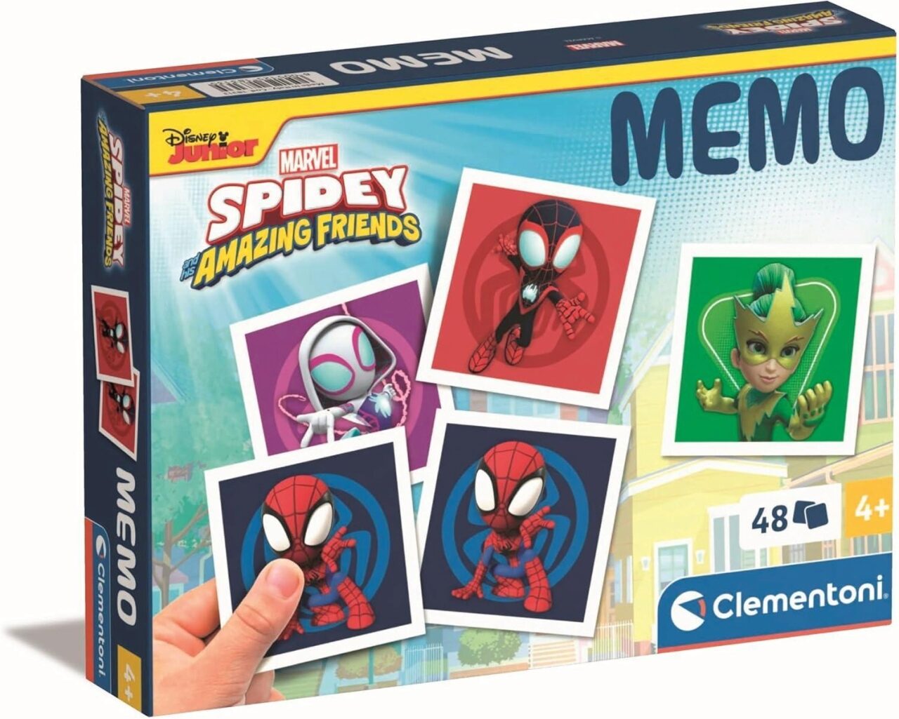 Clementoni 18313 Memo Kompakt - Spidey Und Seine Freunde